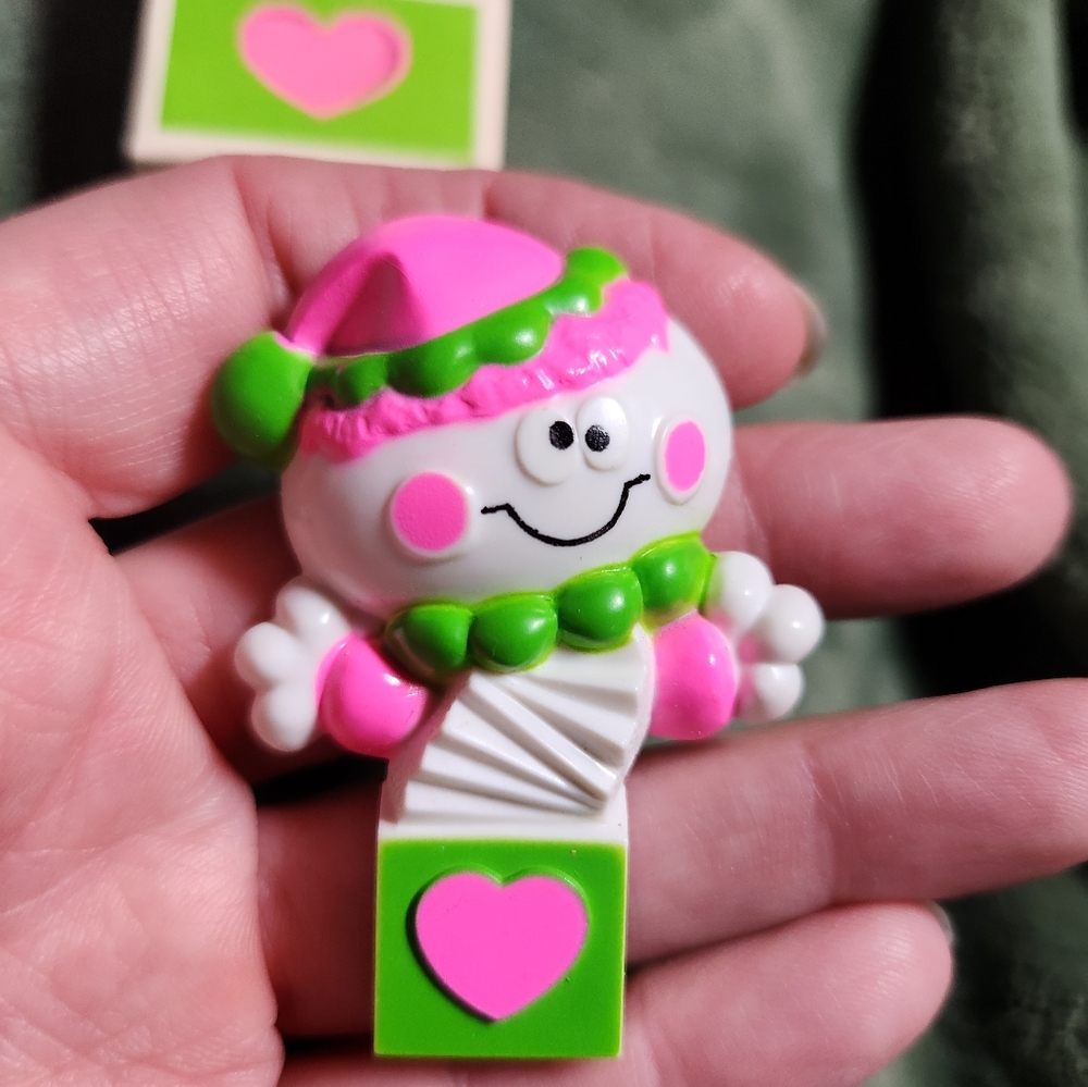 Vintage Avon Jack in the box pin, 1976. 48 years old!